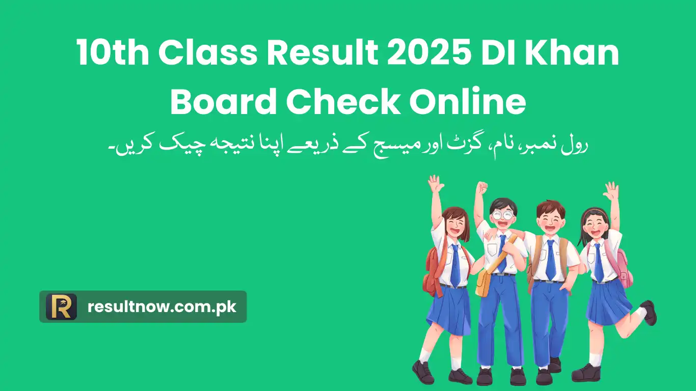 10th Class Result 2025 DI Khan Board Check Online