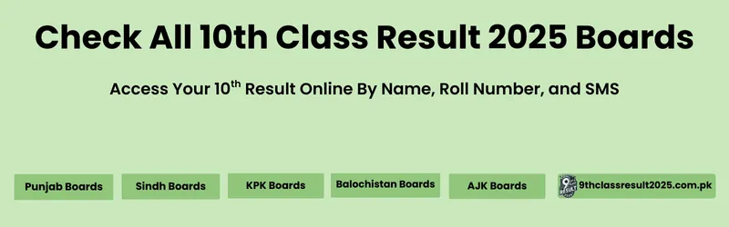 10th Class Result 2025 Check Online